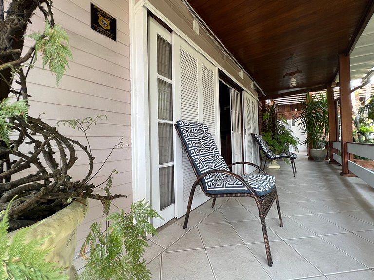 150m Praia -Ar condicionado -Petfriendly - Jardim