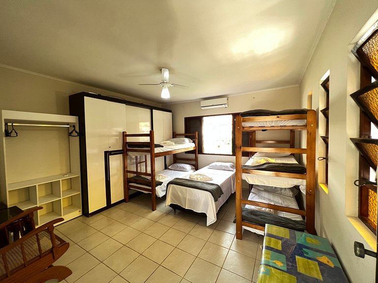 150m Praia -Ar condicionado -Petfriendly - Jardim