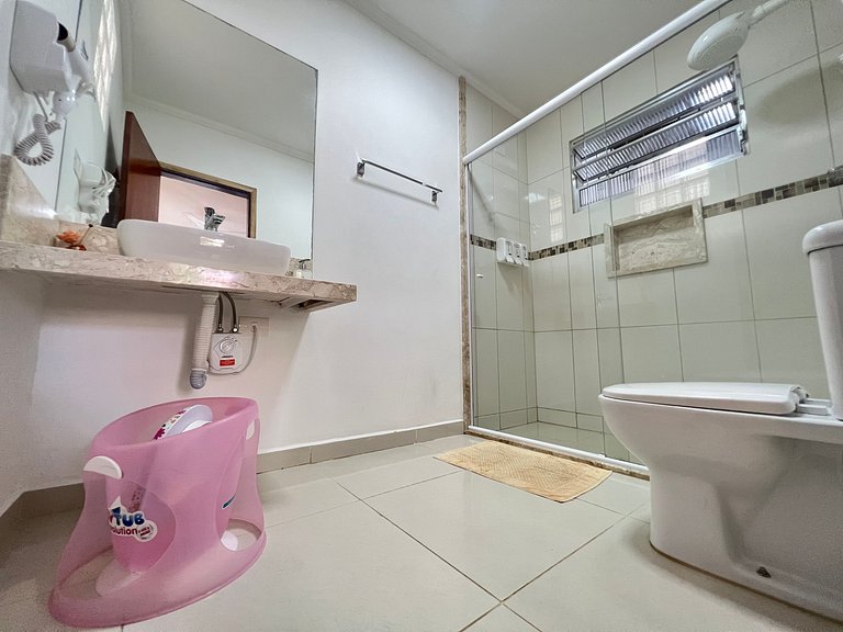 150m Praia -Ar condicionado -Petfriendly - Jardim