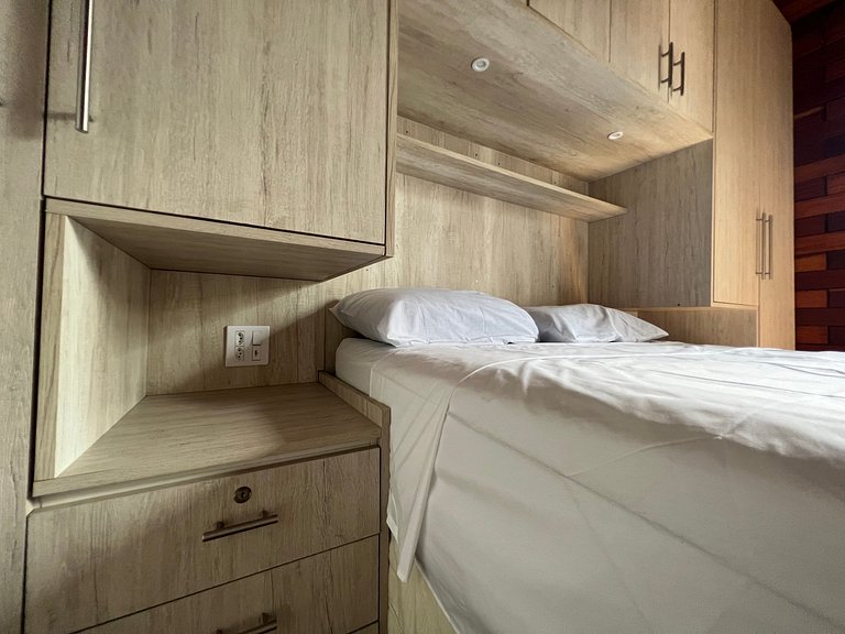 150m Praia -Ar condicionado -Petfriendly - Jardim