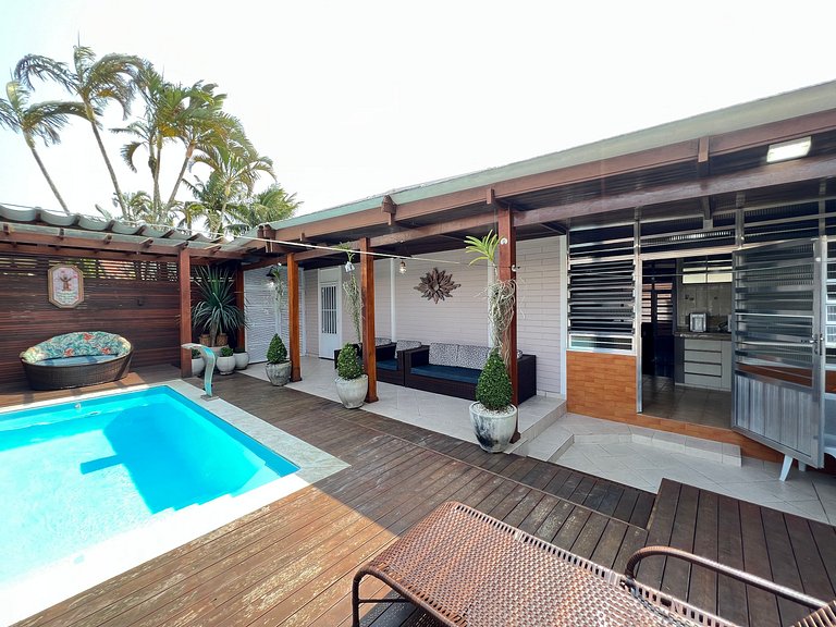 150m Praia -Ar condicionado -Petfriendly - Jardim