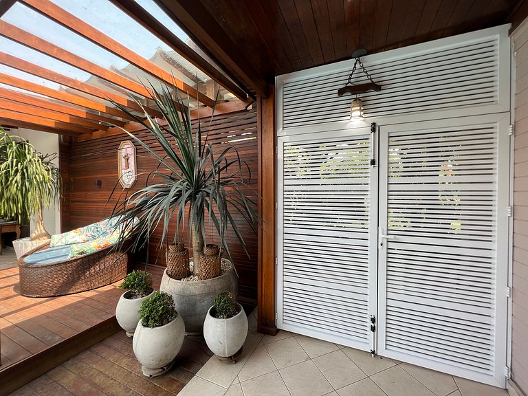 150m Praia -Ar condicionado -Petfriendly - Jardim