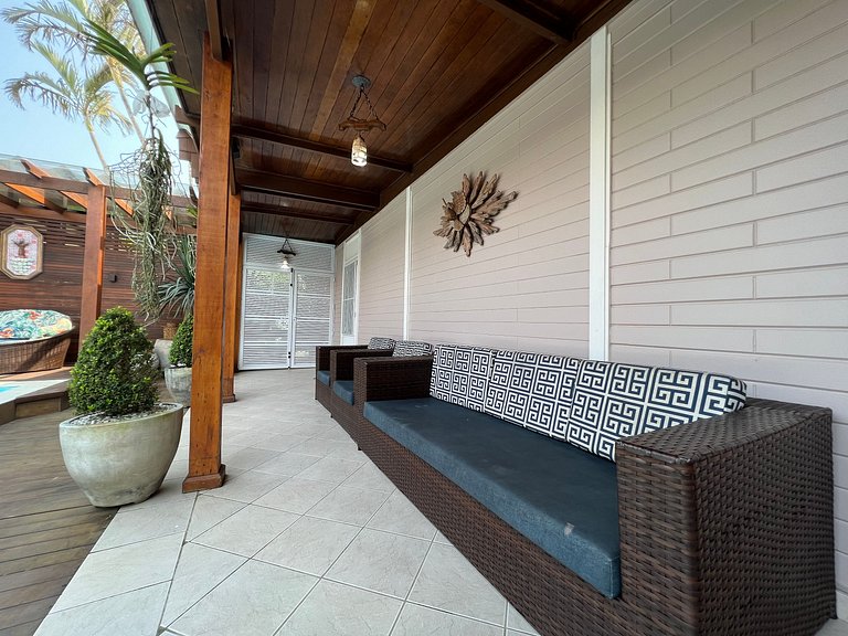 150m Praia -Ar condicionado -Petfriendly - Jardim