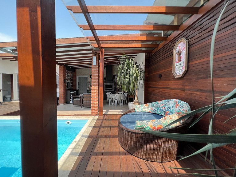 150m Praia -Ar condicionado -Petfriendly - Jardim