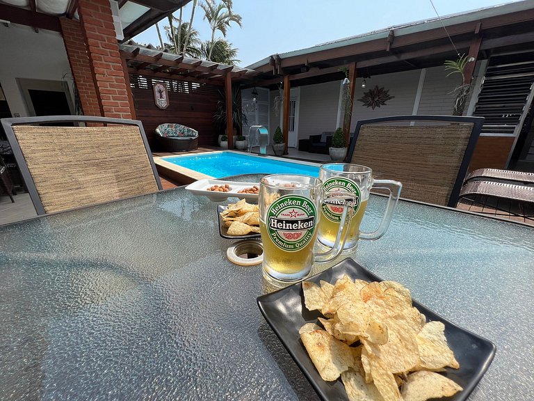 150m Praia -Ar condicionado -Petfriendly - Jardim