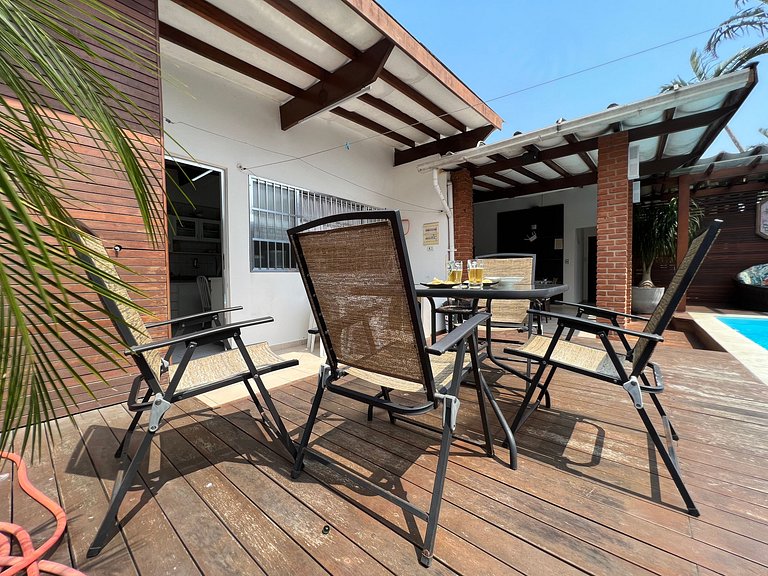 150m Praia -Ar condicionado -Petfriendly - Jardim