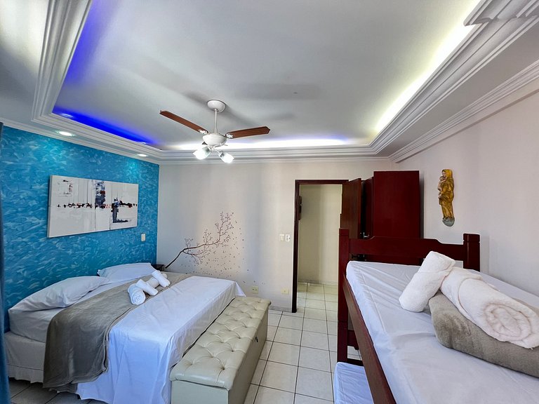 50m Praia-Tupi - WI-FI -SmartTV- Enxoval completo