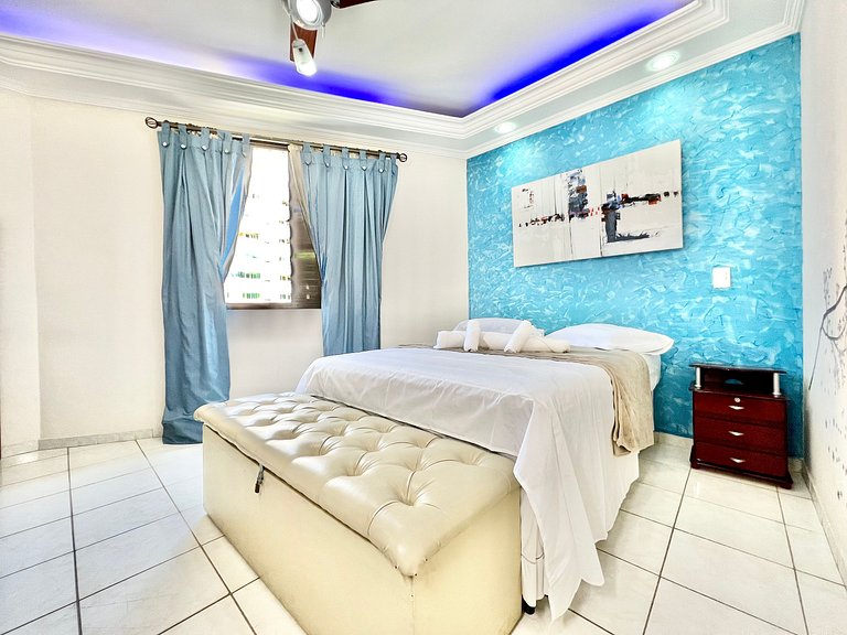 50m Praia-Tupi - WI-FI -SmartTV- Enxoval completo