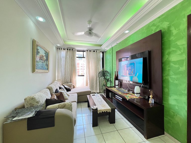 50m Praia-Tupi - WI-FI -SmartTV- Enxoval completo