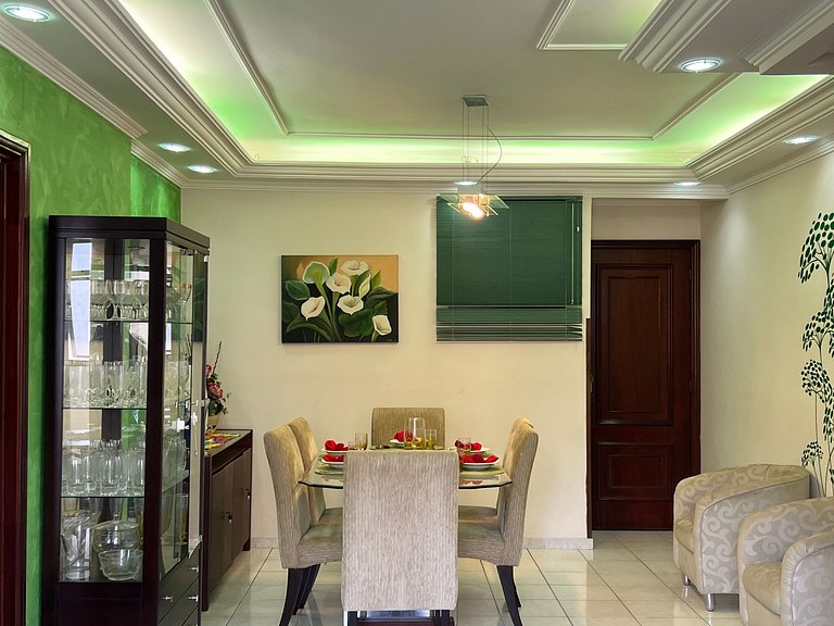 50m Praia-Tupi - WI-FI -SmartTV- Enxoval completo