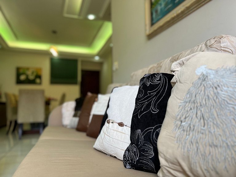 50m Praia-Tupi - WI-FI -SmartTV- Enxoval completo