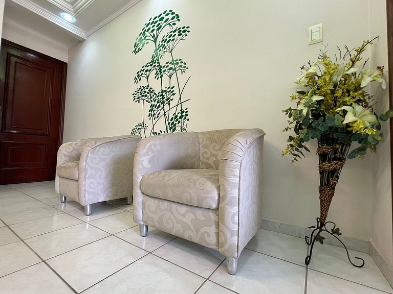 50m Praia-Tupi - WI-FI -SmartTV- Enxoval completo