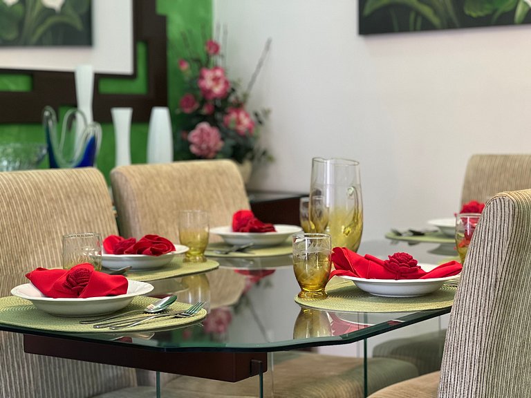 50m Praia-Tupi - WI-FI -SmartTV- Enxoval completo