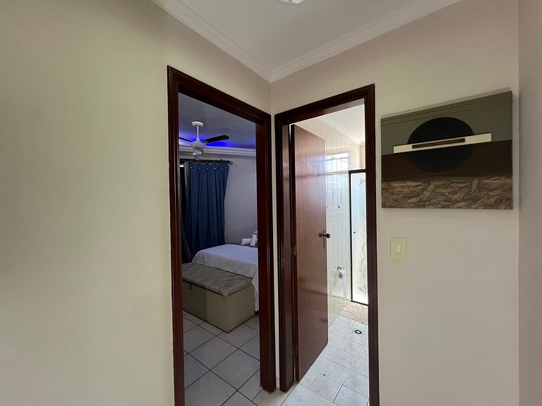 50m Praia-Tupi - WI-FI -SmartTV- Enxoval completo