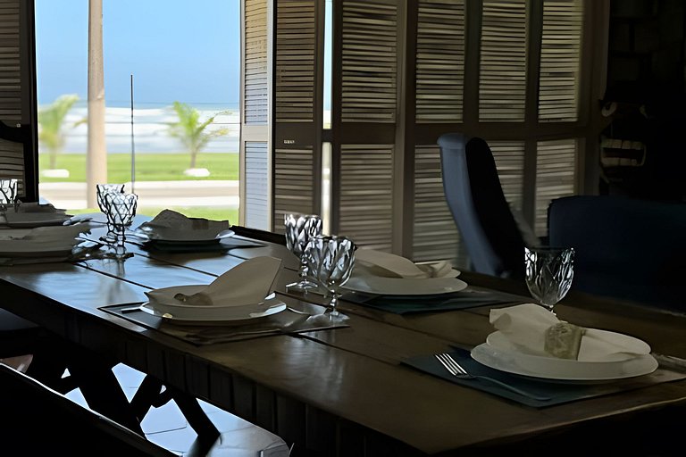 Beira Mar - Hidro- Wi-fi- Vista mar- Churrasqueira