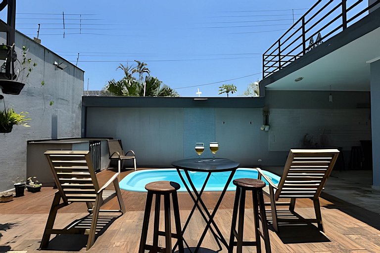 300mPraia, Área Gourmet, Piscina, Mirante, Ar cond