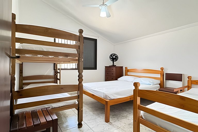 300mPraia, Área Gourmet, Piscina, Mirante, Ar cond