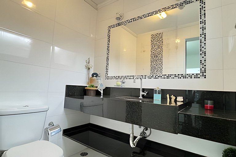 300mPraia, Área Gourmet, Piscina, Mirante, Ar cond