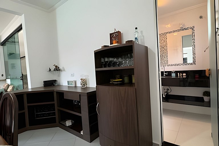 300mPraia, Área Gourmet, Piscina, Mirante, Ar cond