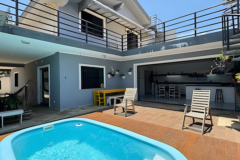 300mPraia, Área Gourmet, Piscina, Mirante, Ar cond