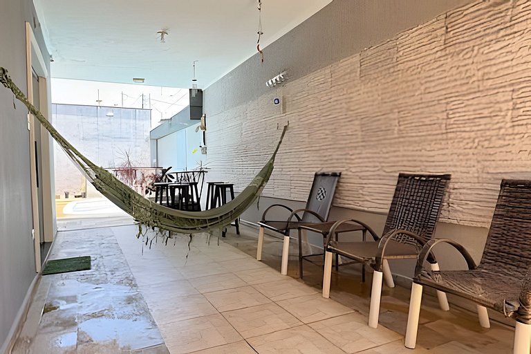 300mPraia, Área Gourmet, Piscina, Mirante, Ar cond