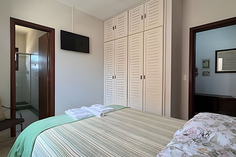 200M da praia, Ar, Piscina, Churrasqueira, Jardim