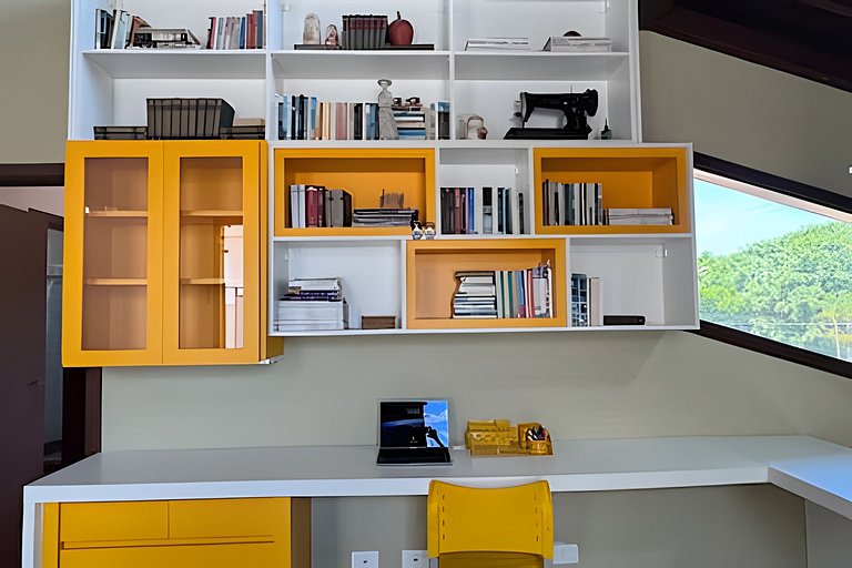 200M da praia, Ar, Piscina, Churrasqueira, Jardim