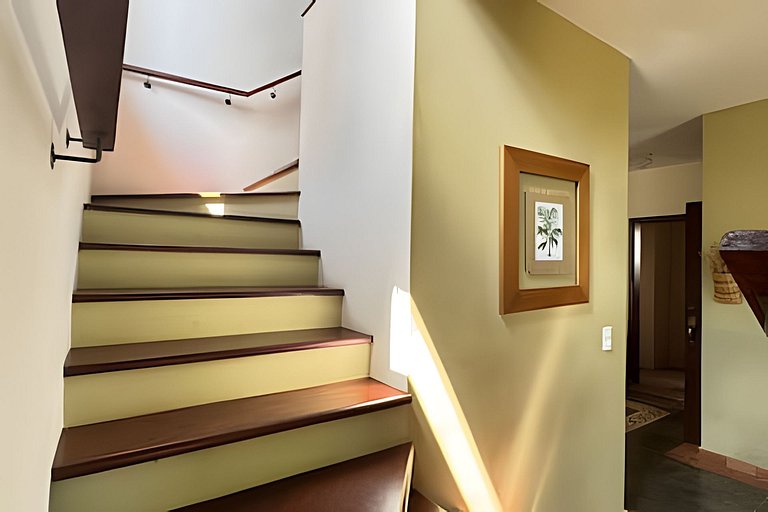 200M da praia, Ar, Piscina, Churrasqueira, Jardim