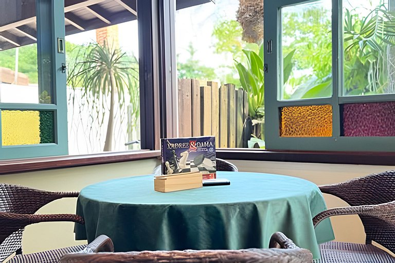 200M da praia, Ar, Piscina, Churrasqueira, Jardim