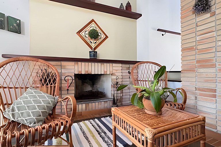 200M da praia, Ar, Piscina, Churrasqueira, Jardim