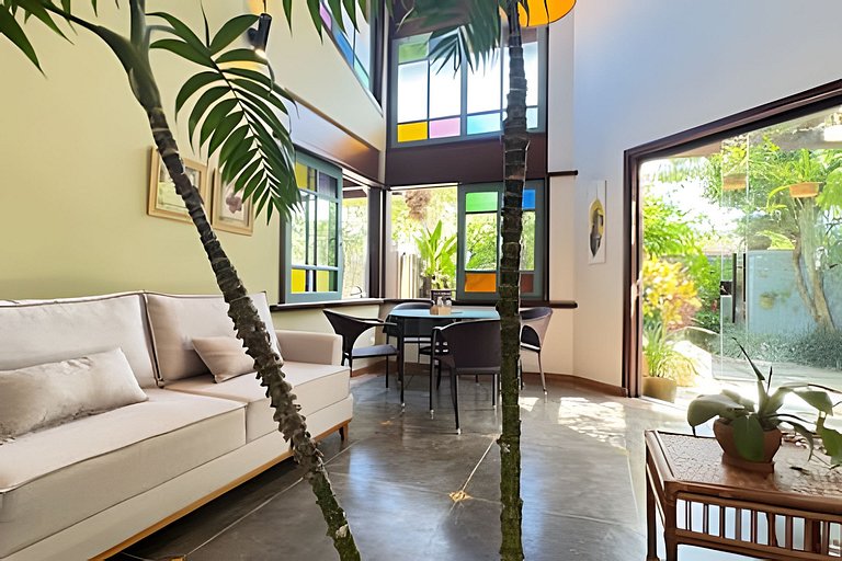 200M da praia, Ar, Piscina, Churrasqueira, Jardim