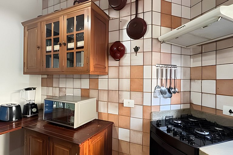 200M da praia, Ar, Piscina, Churrasqueira, Jardim