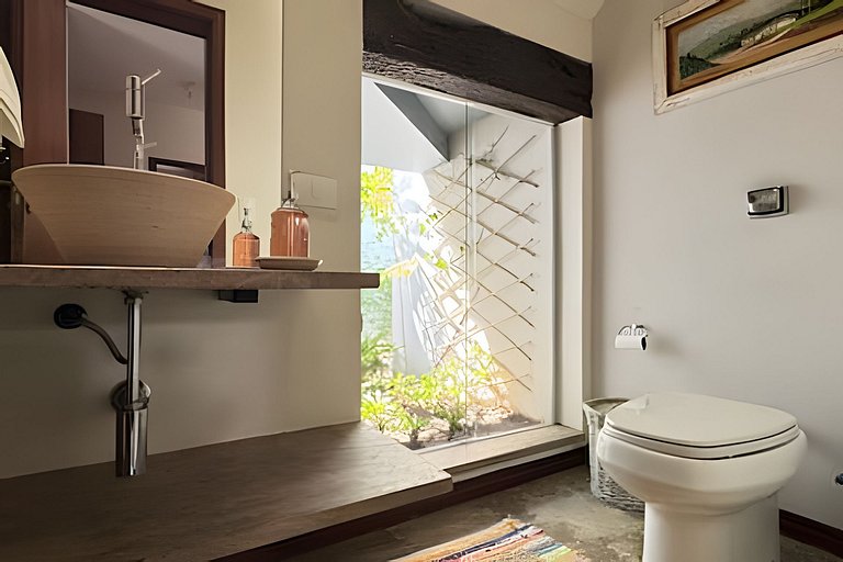 200M da praia, Ar, Piscina, Churrasqueira, Jardim