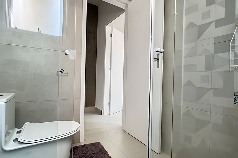 Casa centro 80M praia, Ar, Enxoval,Estacionamento