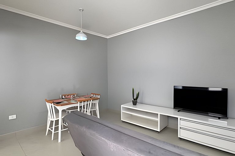 Casa centro 80M praia, Ar, Enxoval,Estacionamento