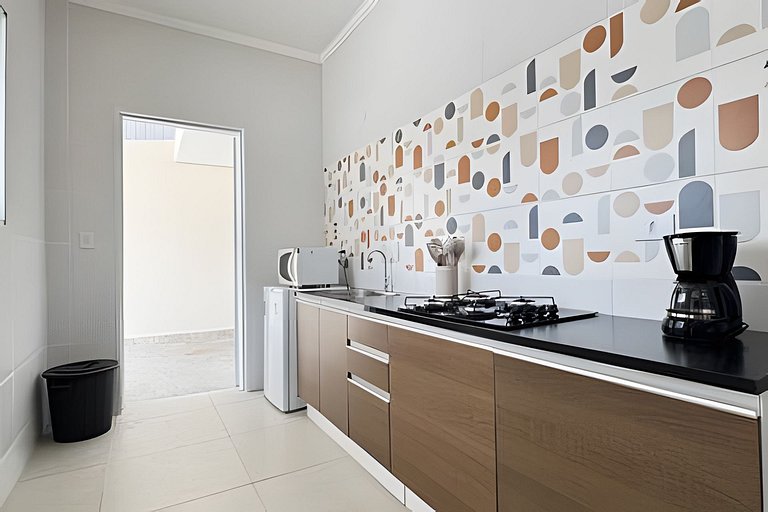 Casa centro 80M praia, Ar, Enxoval,Estacionamento