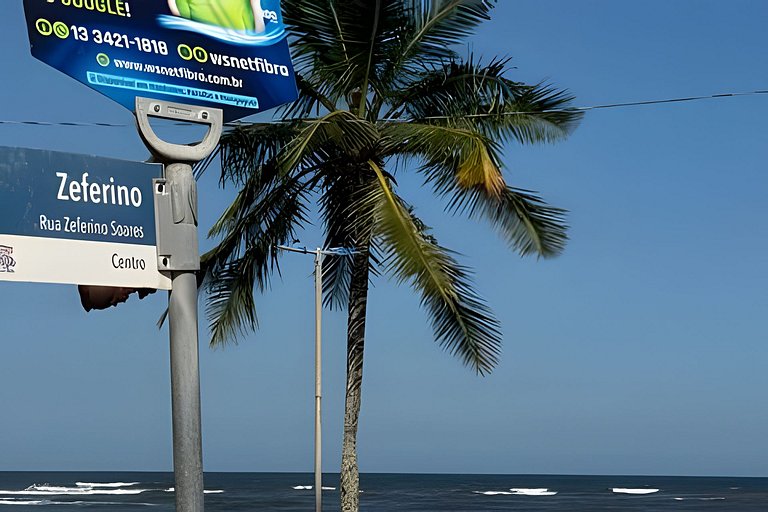 Casa centro 80M praia, Ar, Enxoval,Estacionamento