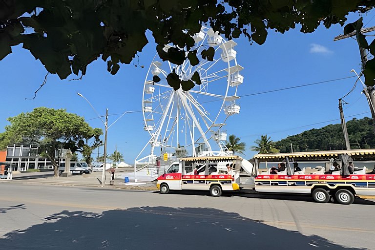 Casa centro 80M praia, Ar, Enxoval,Estacionamento