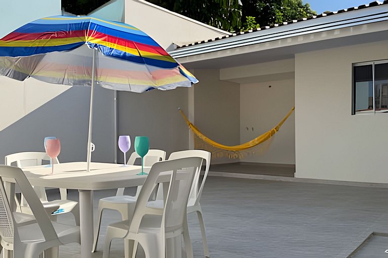 Casa centro 80M praia, Ar, Enxoval,Estacionamento