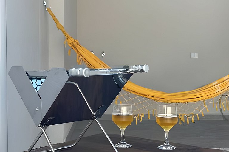 Casa centro 80M praia, Ar, Enxoval,Estacionamento