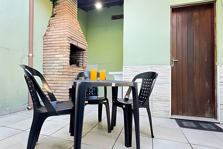 240m Praia , Ar , Churrasqueira, Wi fi