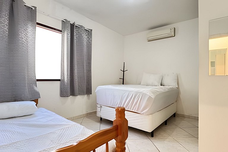 240m Praia , Ar , Churrasqueira, Wi fi