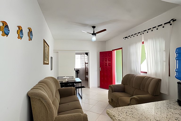 240m Praia , Ar , Churrasqueira, Wi fi