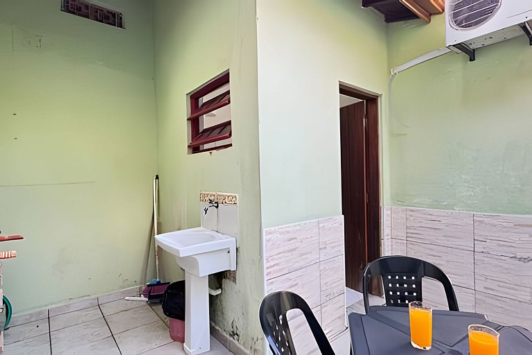 240m Praia , Ar , Churrasqueira, Wi fi