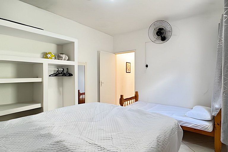 240m Praia , Ar , Churrasqueira, Wi fi