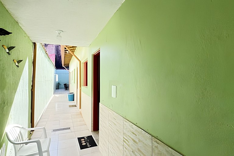 240m Praia , Ar , Churrasqueira, Wi fi