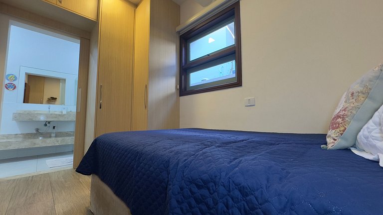 200M da praia, Ar, Piscina, Churrasqueira, Jardim