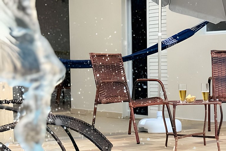 Beira Mar, Piscina, Churrasqueira, Ar, Vista 360