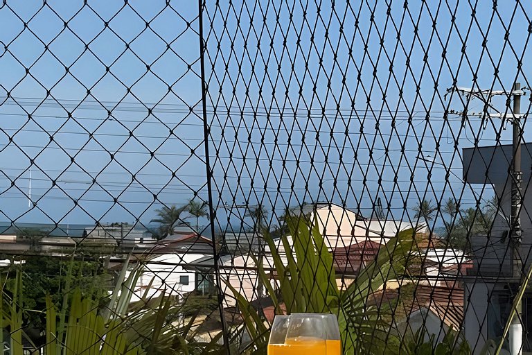 Apê 3 Quartos, Vista Mar e Montanha, Ar, Wi-fi