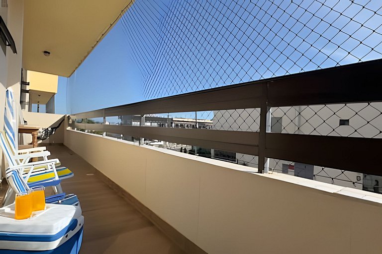 Apê 3 Quartos, Vista Mar e Montanha, Ar, Wi-fi